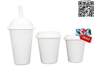 12 oz Cup disposable cup bagasse cup coffee cup